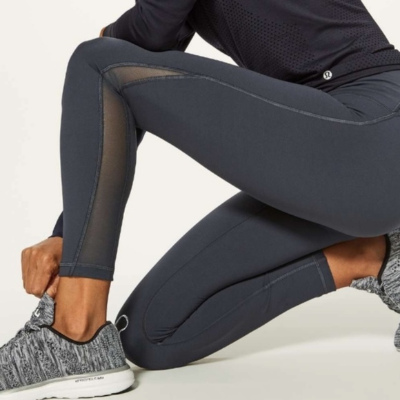 Lululemon Train Times High-Rise Pant 7/8 25” Black Melanite 4 - Picture 1 of 7